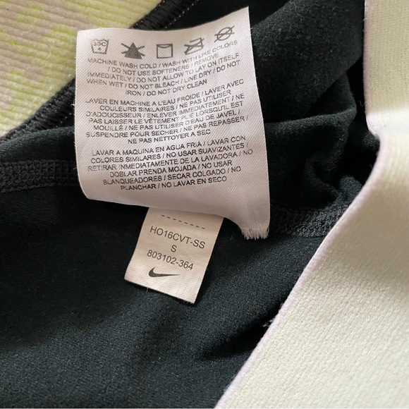 Nike Pro Dri-Fit Grey and Green Leggings Women’s Size Small - Picture 6 of 7